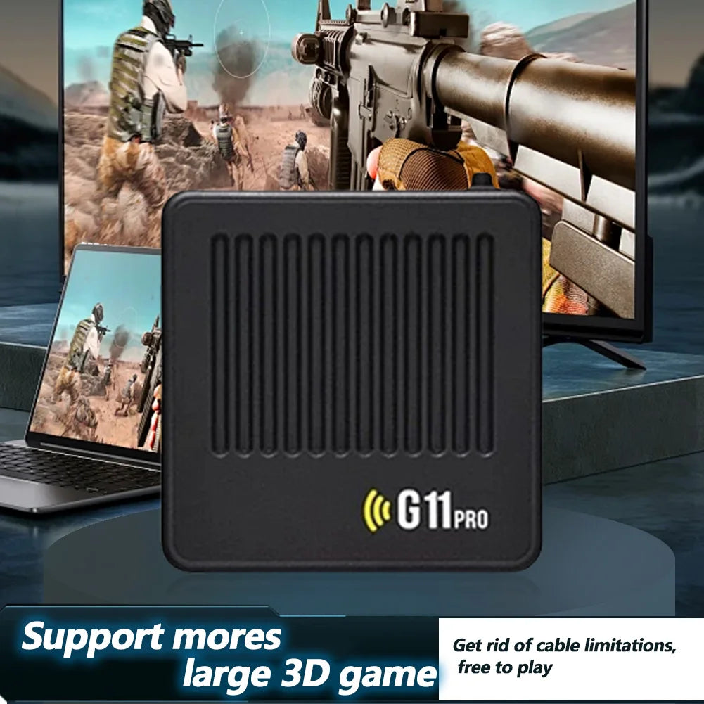 G11 Pro Game Box 4K HD TV Game Stick Video Game Console 128G Built in 40000 Retro Games Portable Game Player Wireless Gamepad